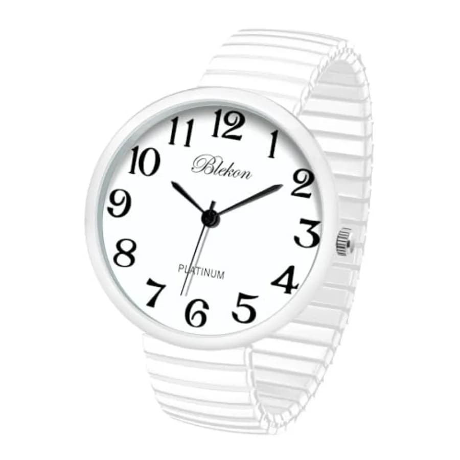 Nuova Collezione Orologio alla Moda con Quadrante Super Grande, Cinturino Elastico e Movimento Giapponese PC21J
