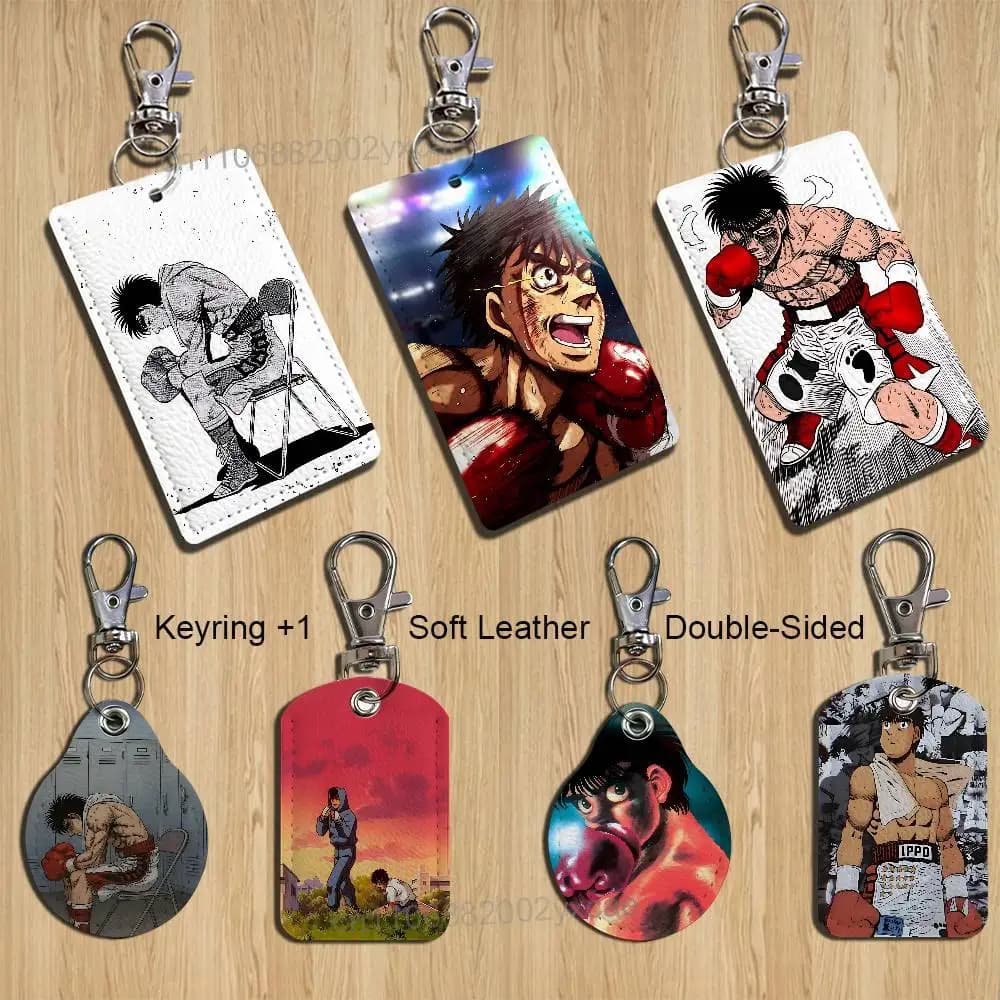 Makunouchi COOL Hajime no Card holder and Keychain with Protective Case for Safety and Gift Keys