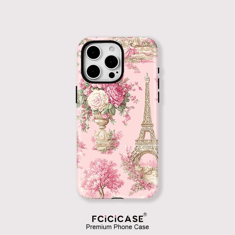Fcicicase Custodia a fiore di lusso per iPhone 16 15 14 Plus 13 12 Pro Max 11 per Magsafe Acrilico TPU 2 in1 Cover magnetica a doppio strato
