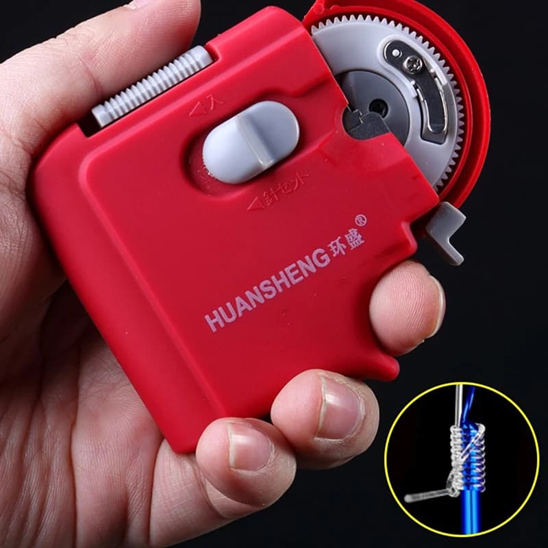 Nuovo Dispositivo Automatico per Legare Ami da Pesca, Macchina Elettrica Portatile per Legare Ami, Strumento da Pesca 1 Pezzo