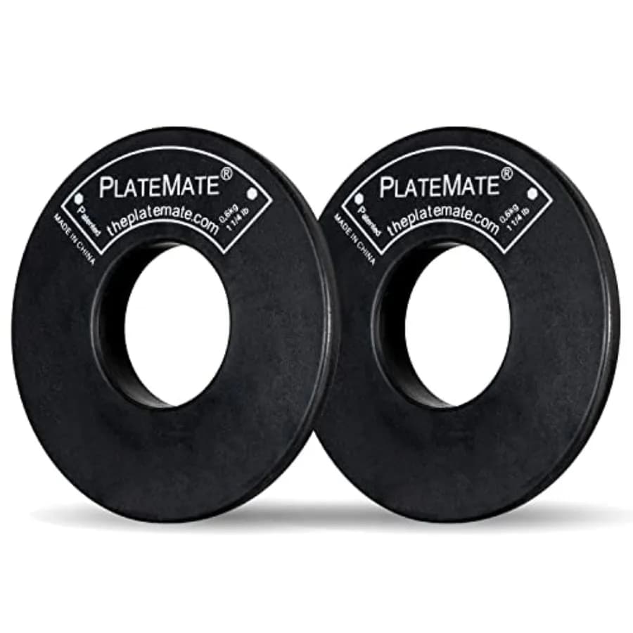 $1.25 pound doughnut weight plate with micro loading - 1 pair