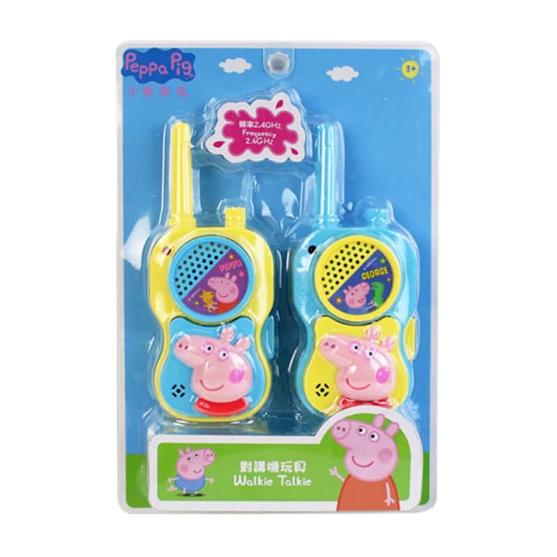 Giocattoli Walkie-Talkie Peppa Pig, Regali Educativi per Bambini, Gioco di Ruolo per Bambini, Interfono Simulato, Gioco Telefonico all'Aperto, Regalo per le Vacanze