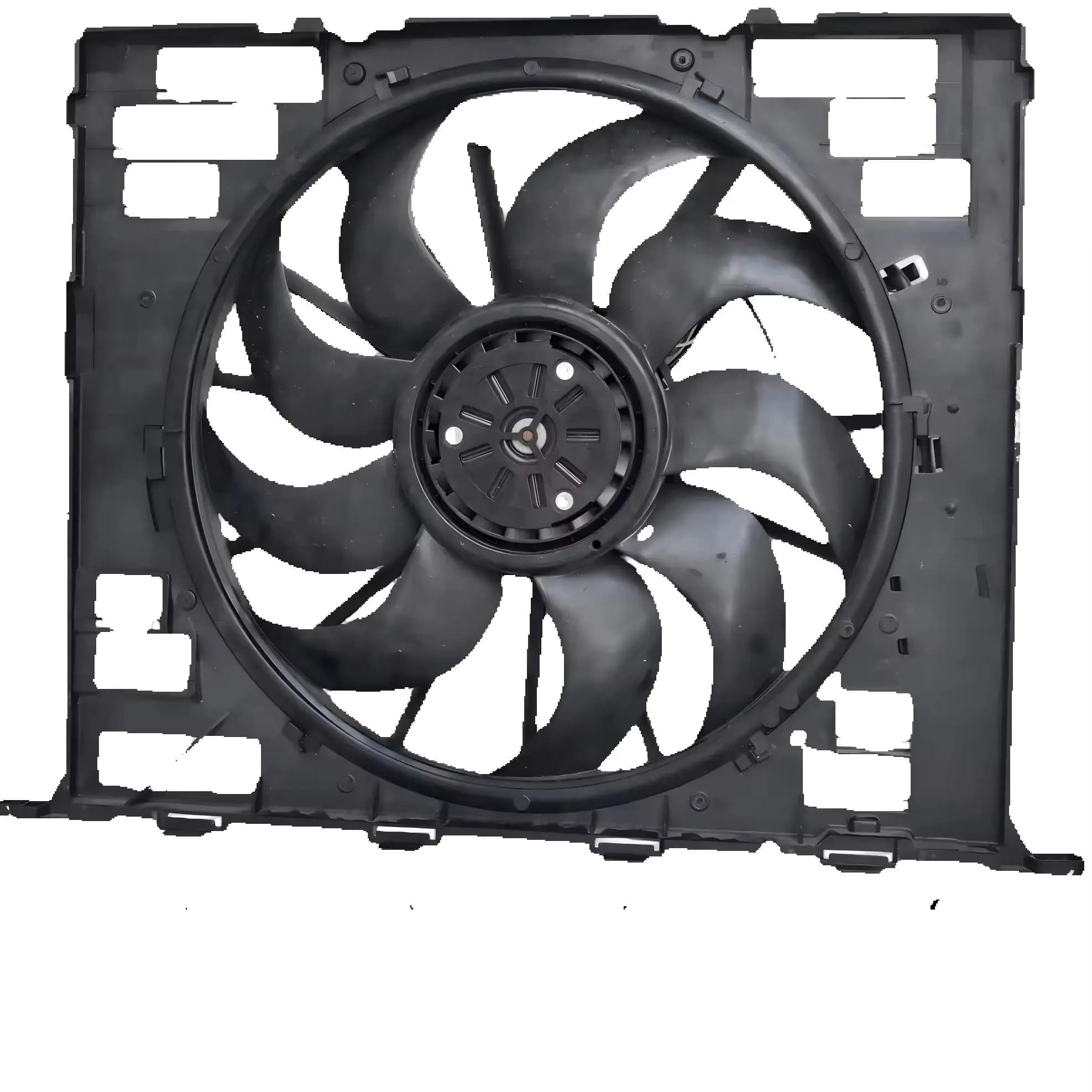 Electric Radiator Cooling Fan 17428619627 17427953567 17428576516 12V Brushless for BMW G38 G12 5 6 7 Series 2015-2020