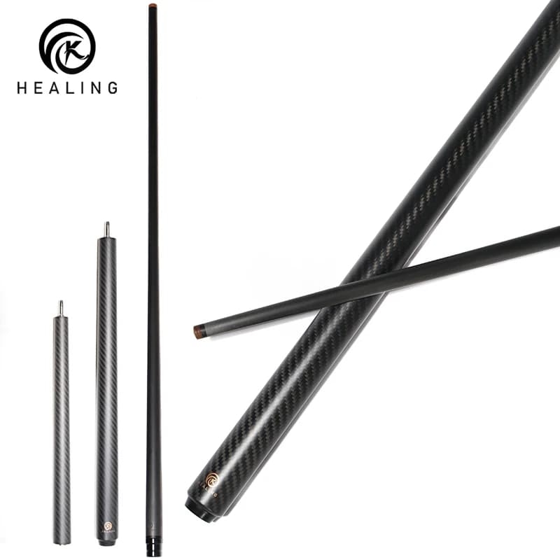 Professional Premium Carbon Fiber Break & Jump Cue – 12.9mm High-Density Hard Tip, 58inch, Unmatched Durability and Stiffness for Billiards, Snooker, and Pool Break Shots, Ultra-Low Deflection, Enhanced Impact Resistance, for 8-Ball, 9-Ball American Pool