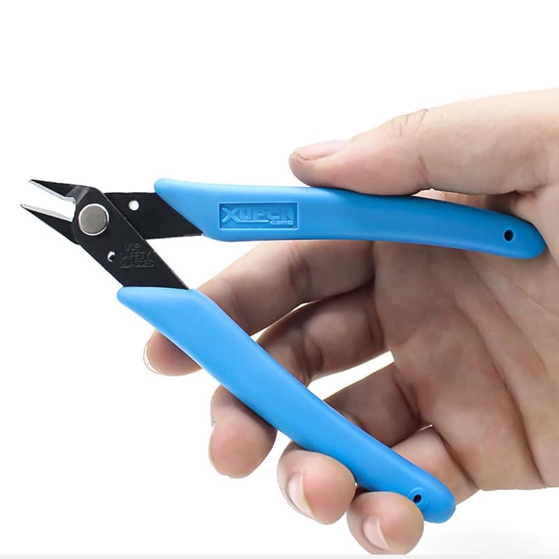 Micro taglierina da 5 pollici, frese diagonali Mini tagliafili Tagliafili a filo a filo, taglierine con cerniera 3 pezzi per il taglio di elettronica