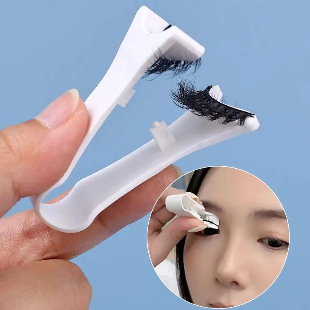 1/2 Pieces New Professional Magnetic Application for Extension Eyelashes, Grid Gripper, Clips, Makeup Tools