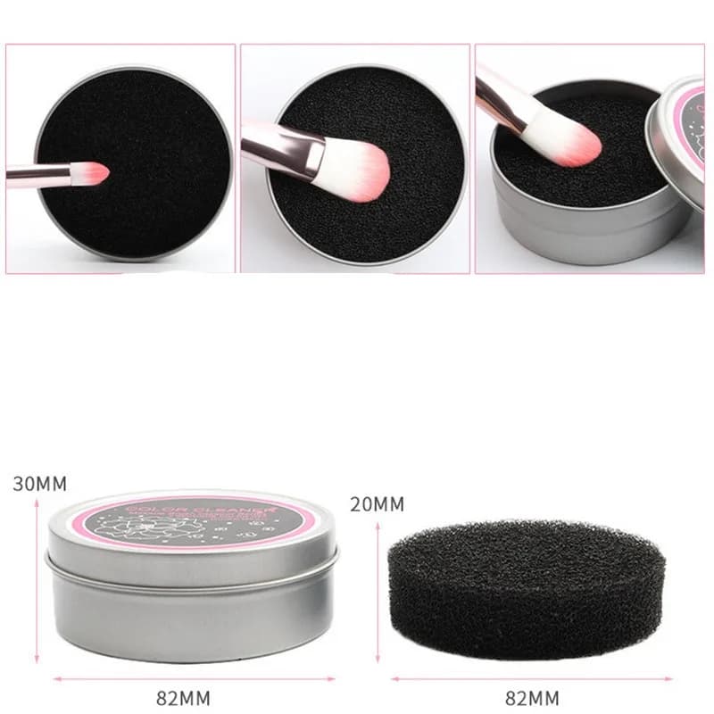 1/2/5PCS Brush Color Removal for Shade Electric Brush Quick Color Off Make Up Brush Cleaner Tool Sponge Detergent for Makeup Brushes