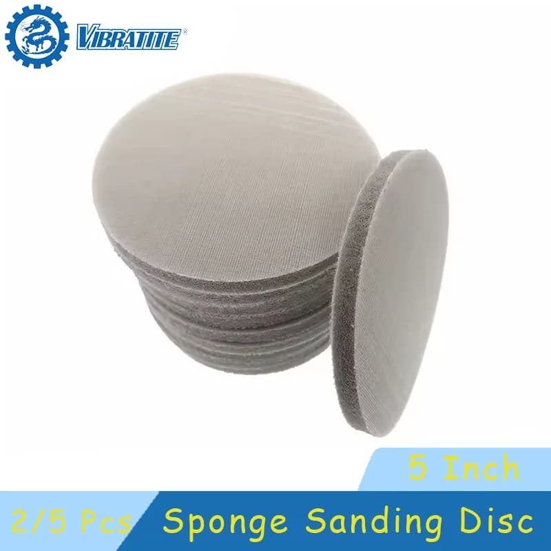 5 Inch 125mm Sponge abrasive disc Vector card Dry bagged ring 320-8000 Polishing and grinding grain for car phones