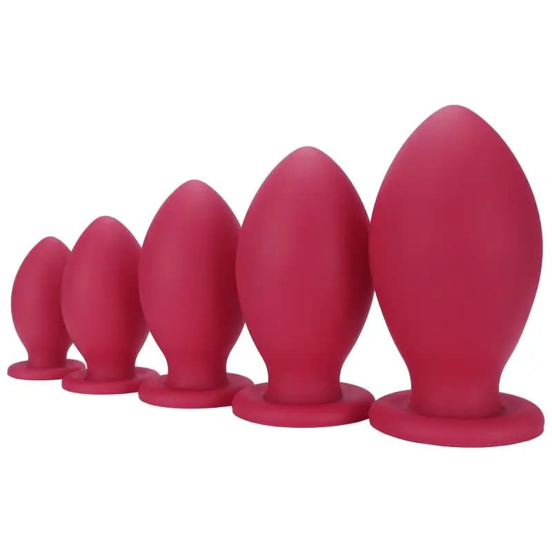 Nuovo plug anale a forma di uovo di drago, enorme plug anale in silicone liscio, sex toy per la prostata per donne/uomini, dilatatore anale con perline.