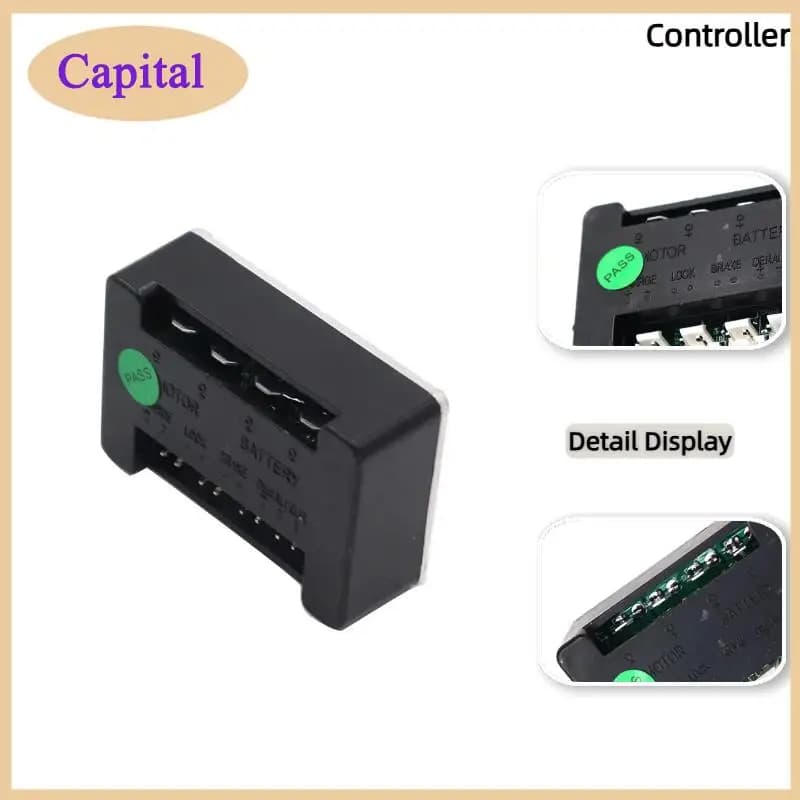 Controller per Scooter Elettrico DC24V 120W, Componente per Motore a Spazzole DC, Ricambio per E-Scooter