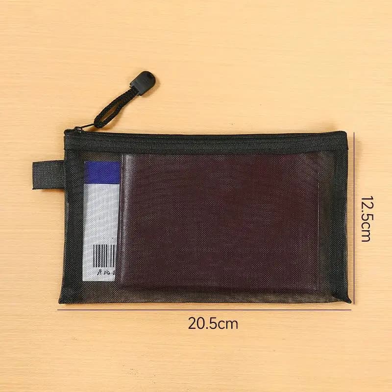 Transparent Mesh Travel Passport Holder Portable Durable Card Holder Pouch 1/3/5Pcs for Long-distance Travel Vacation