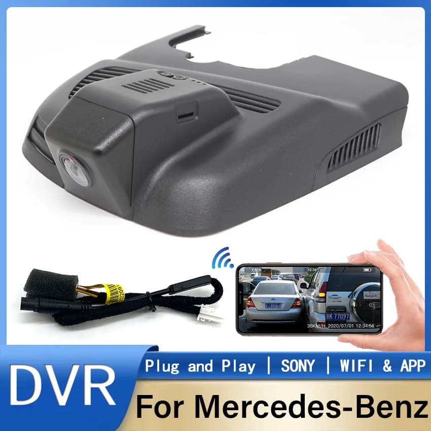 4K 2160P Plug and play Car DVR WIFI Video Recorder Dash Cam Camera 170 ° FOV For Mercedes Benz A45 GLA220 GLA260 W176 Per MB A200