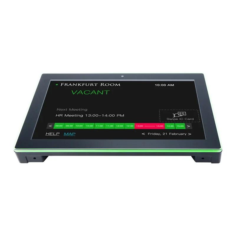 2026 Smart Meeting Room Prenotazione Tablet Luce a LED 10 pollici RK3288 RK3566 Qaud Core Tablet Android Vesa Montaggio a parete