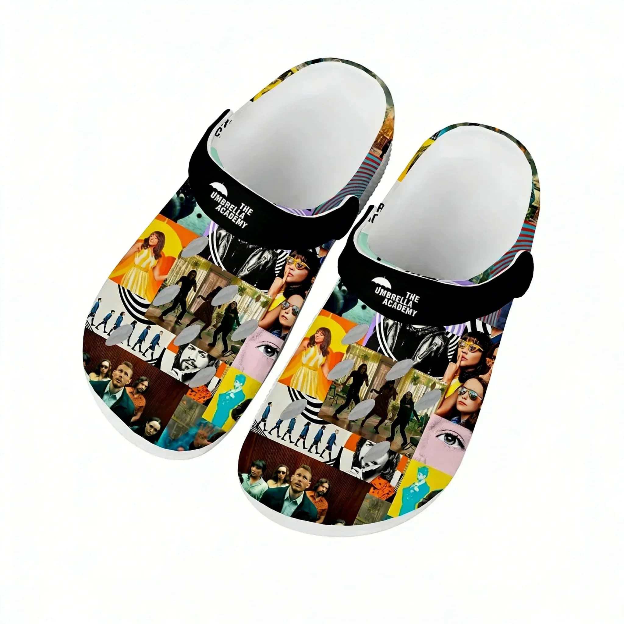 Scarpe da acqua The Umbrella Academy per uomo e donna, comodi zoccoli da giardino, sandali personalizzabili, ciabatte traspiranti con fori per la spiaggia
