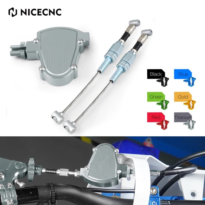 NICECNC Facilitated Cable Friction System for Suzuki GSX-R1000 GSX-R600 GSX-R750 GSR600 SV1000 GSF650/S Bandit DL650/V-Strom