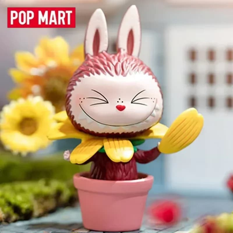 POP MART Labubu I Mostri Fiore Elfi Serie Cieco Scatola Giocattoli Guess Bag Scatola Mistery Mistery Caixa Action Figure Surpresa Modello