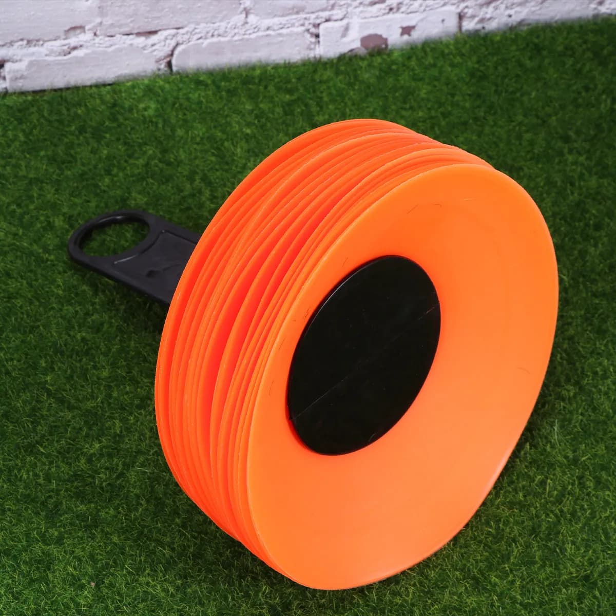 26Pcs Soccer Training Disc Marker Tray Set for Football Drills Agility Ladder Practice Outdoor Sports Coaching Equipment
