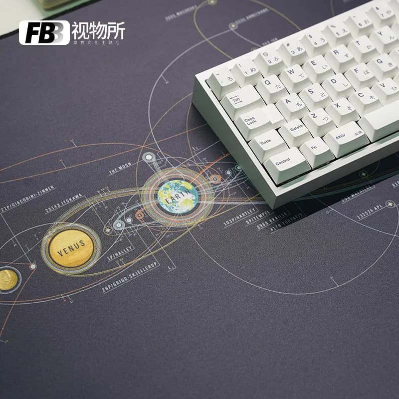Tappetino per scrivania spaziale FBB Tappetini per mouse per giocatori Tappetino per mouse Tappetini per scrivania da ufficio Tappetini per mouse da gioco grandi Tappetini per tastiera per computer di grandi dimensioni