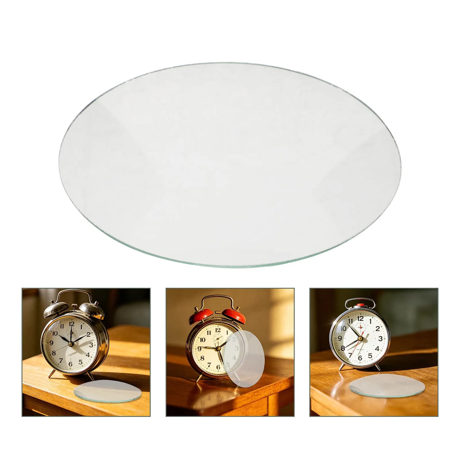 Watch Glass Cover Wall Clocks Front Replacement Clear Face for DIY Projects Dome