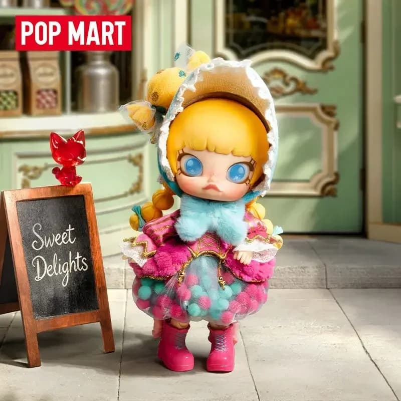 POPMART MOLLY CANDY ARTISAN 1/8 Action Figure Series Series Blind Box Toys Guess Bag Mystery Box Doll Anime Figure Ornament