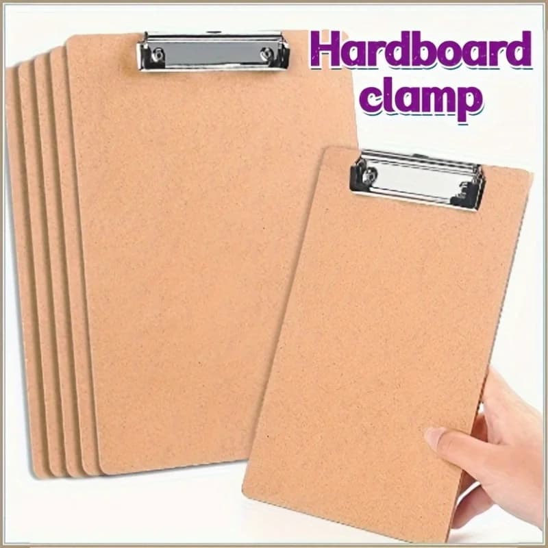 Cartella per appunti in legno A4 A5 Biglietto di carta Menu Banconote Nota Clip per file di documenti WordPad Supporto per morsetto per lavagna per ufficio e scuola