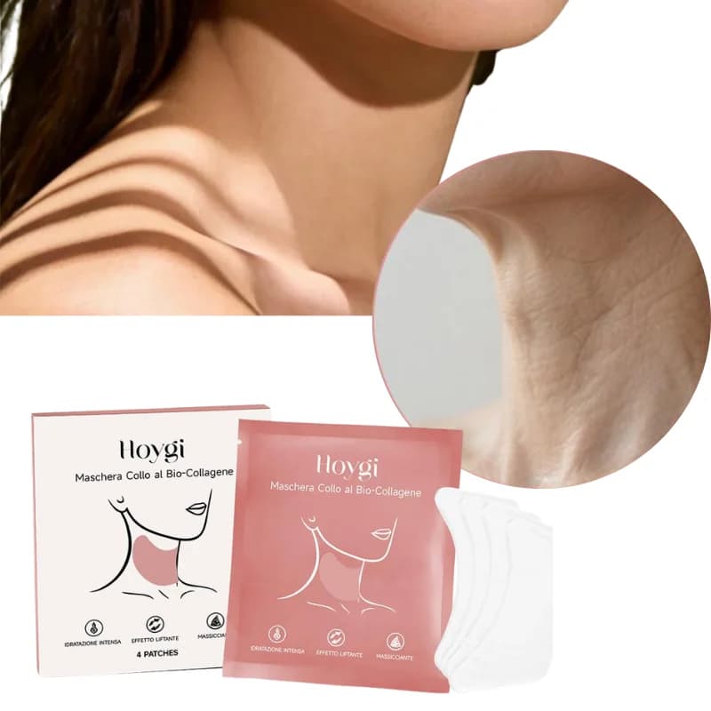Maschere per il collo al bio-collagene per rassodare, sollevare, idratare e nutrire la pelle, per la riduzione del doppio mento.