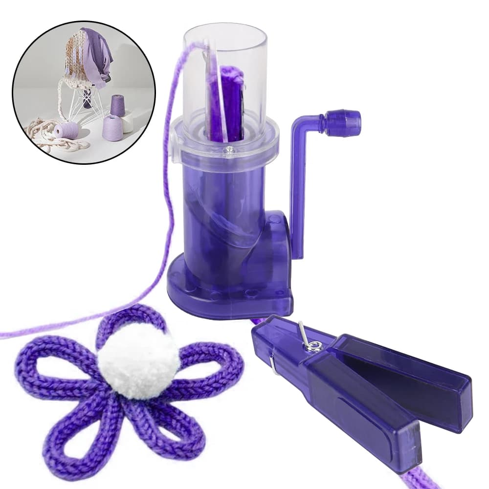 Craft Bracelet Weave Tool Embellish Hand Knit Creative Knitting Machine Loom Spool Knitter Portable Hand-Knitted