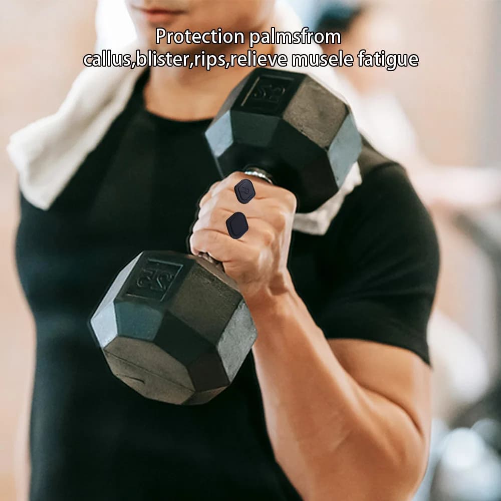1 paio di impugnature ergonomiche per sollevamento pesi, guanti da palestra per allenamento antiscivolo a forma di nido d'ape, impugnature morbide in silicone anti-attrito