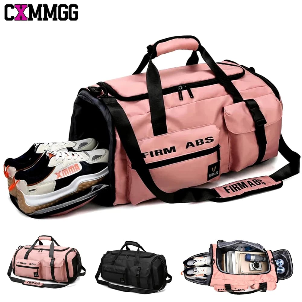 CXMMGG Borsone da palestra convertibile unisex 3 in 1, zaino sportivo impermeabile con scomparti per scarpe e bagnati, borsa da palestra leggera