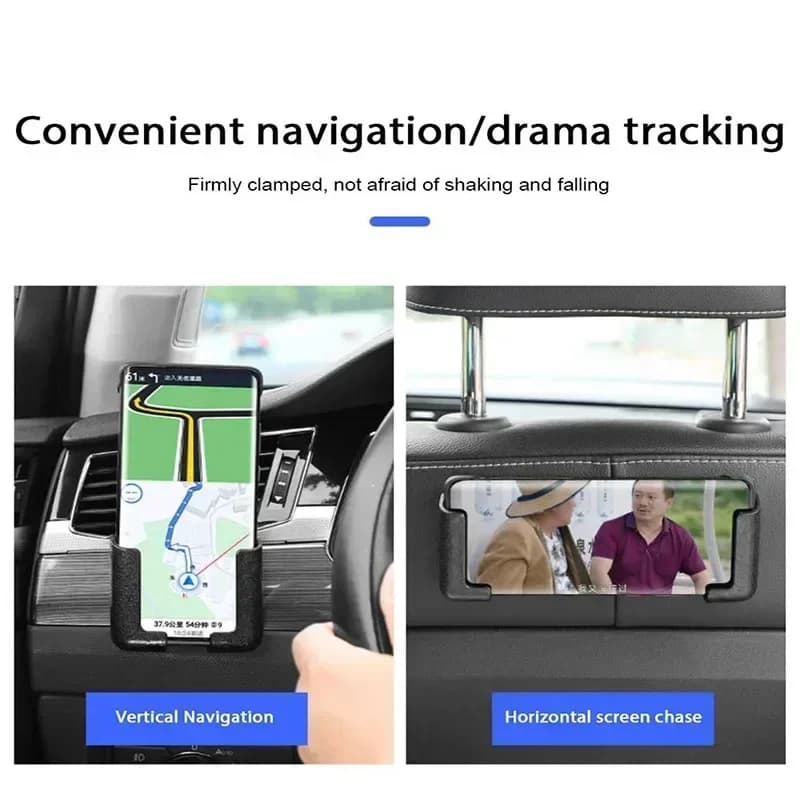Supporto Multifunzione per Telefono da Auto, Porta Cellulare Leggero e Portatile, Non Occupa Spazio, Accessori per Interni Auto