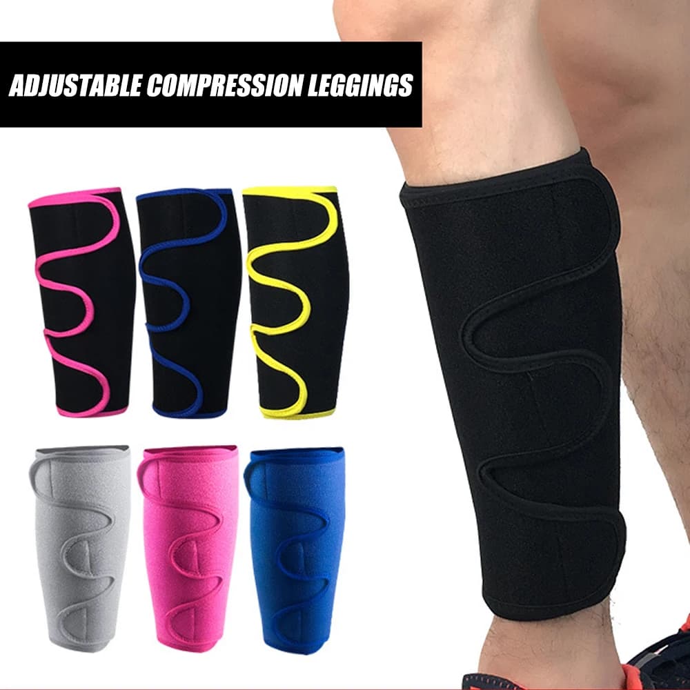 1PC Sport Parastinchi Crossfit Adjustable Compression Sleeve for Poultry Cycling Football Basket Weight Lift Support for calves