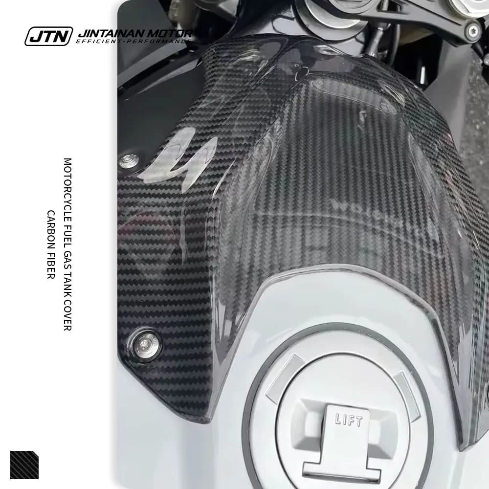 Protezione Serbatoio Carburante in Fibra di Carbonio per Moto BMW S1000R S1000RR M1000RR 2019-2026, Copertura Protettiva per Serbatoio Benzina