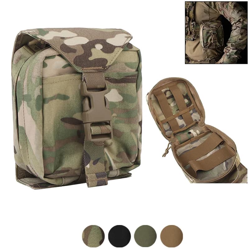Kit medico di emergenza a distribuzione rapida Custodia multiuso di pronto soccorso per elementi essenziali per attrezzature di sopravvivenza da campeggio all'aperto