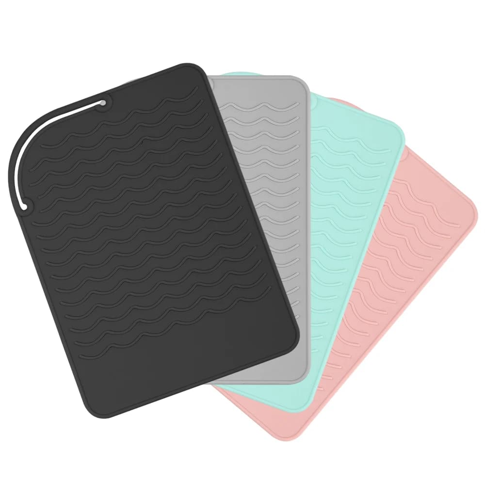 ARLANY Heat Resistant Silicone Anti-slip Mat for Hair Plate, Hair Dryer, Electric Iron