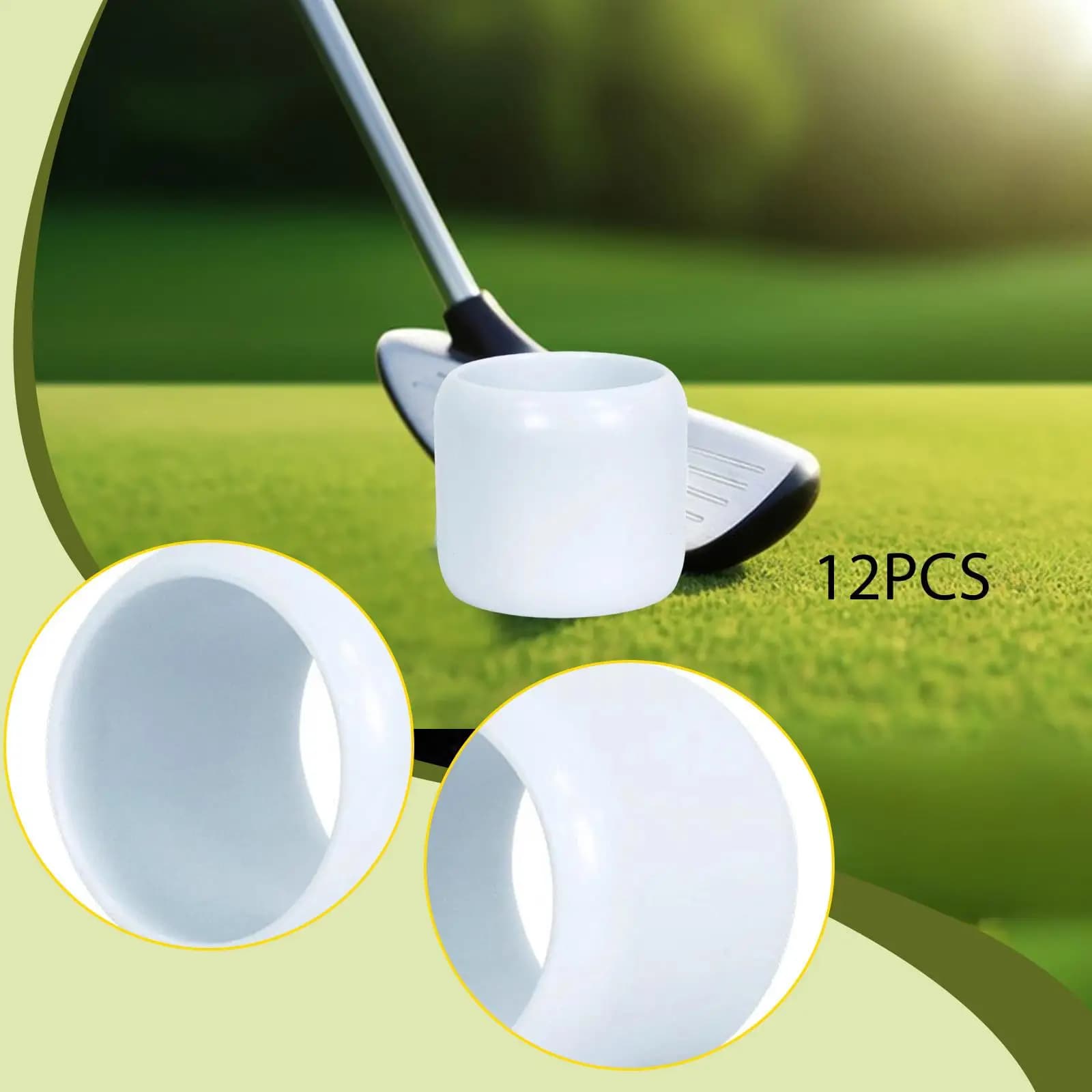 Precision Practice Golf Ball Realistic Swing Soft Sports Ball for Short Range Indoor Golf Training