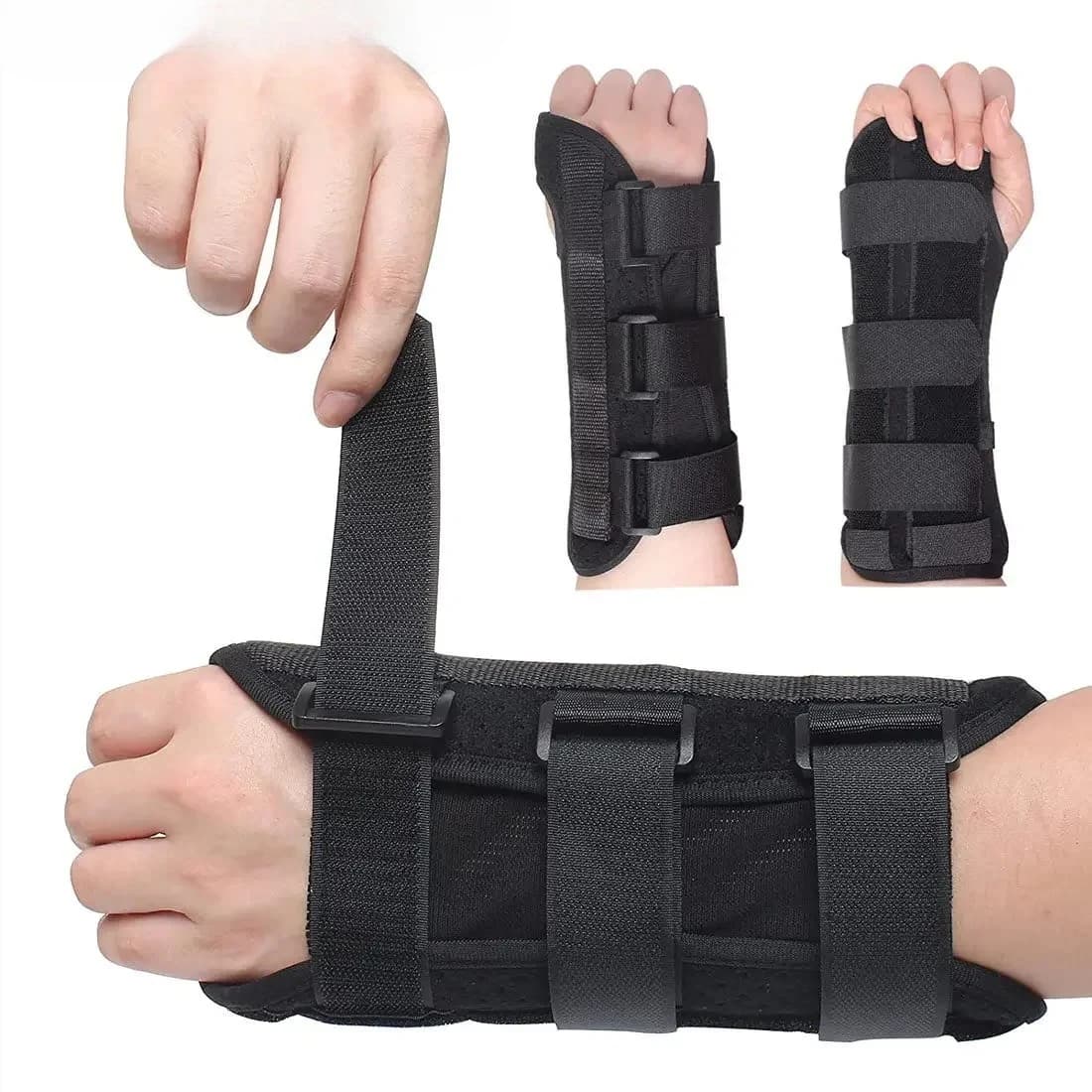 1 Pezzo Tutore da Polso Regolabile con Fascia per Artrite, Supporto per Sindrome del Tunnel Carpale, Protezione Sportiva per Prevenzione Distorsioni