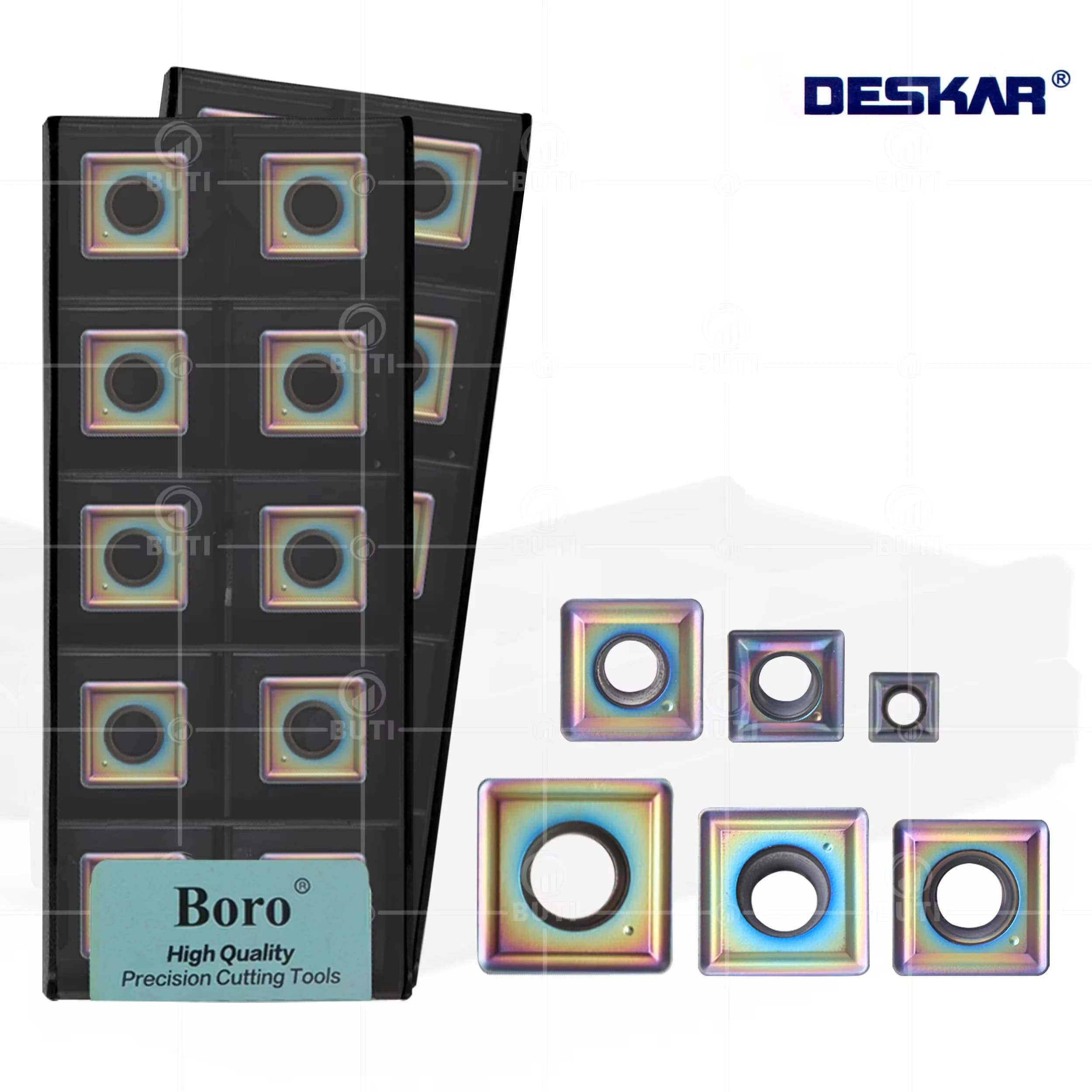 DESKAR 100% Original SPMG050204 SPMG060204-TG WCMX030208 WCMT06T308 WCMT050308-SF TF618 Tempered Steel Inserts for Tornio Tools