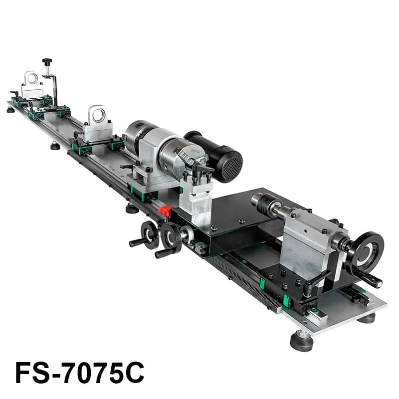 Nuova Macchina Professionale per Riparazione Stecche da Biliardo FuSai FS-7075C con Doppio Mandrino e Base in Alluminio