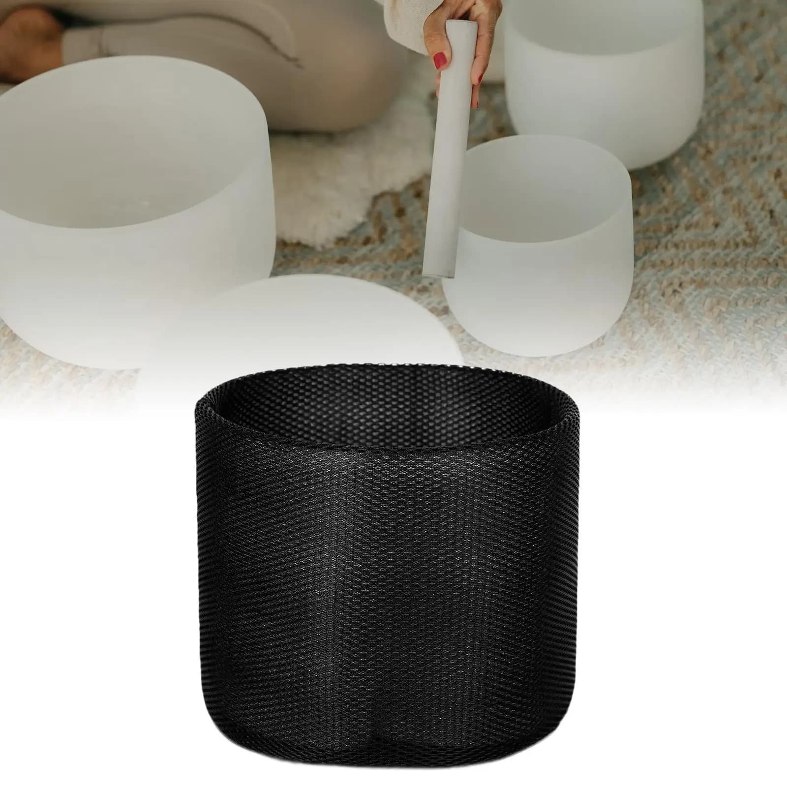 Crystal Singing Bowls Carrying Bag Liner Anti Scratch Lightweight Sound Bowl Case Liner for Meditation Bowls Case Yoga Travel