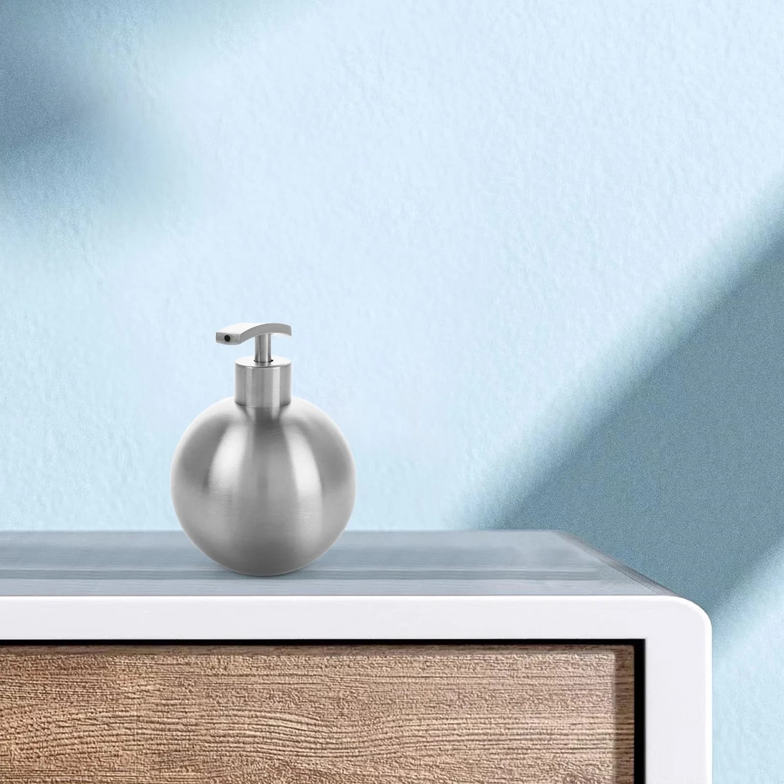 Stainless Steel Soap Dispenser Versatile Liquid Soap Bottle Pump for Bathroom Kitchen Hand Dish Lotion Dishwasher Dispenser