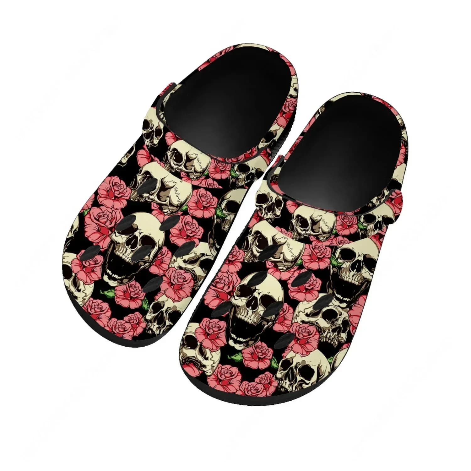 Skull Sandals Women Teenager Home Fashion Water Shoe High Quality Garden Breathable Summer Comfort Beach Hole Slippers