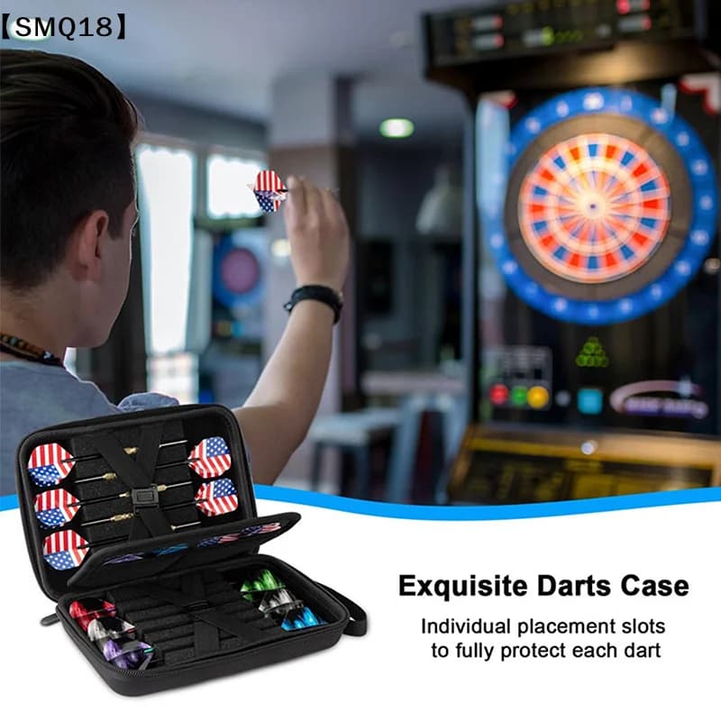 Dart Case Holder Bag For 12 Pcs Steel And Soft Tip Darts Set, Storage Organizer Holds 12 Darts And Tips (Cases Only)【SMQ】