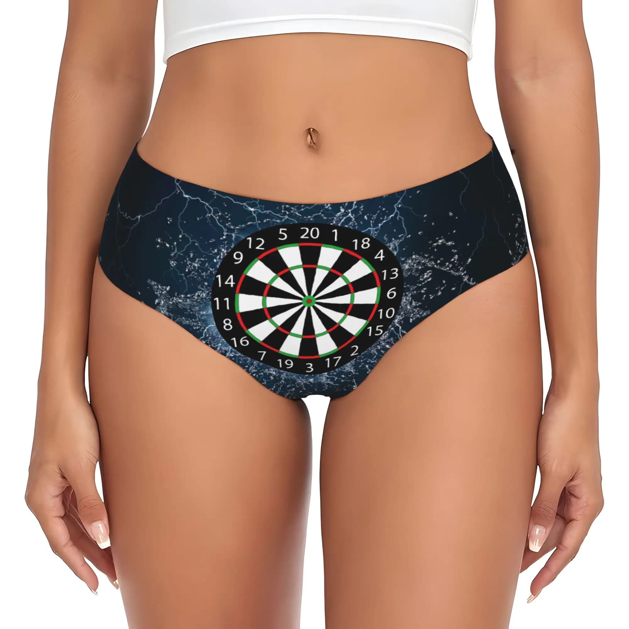 Arrow Archery Target Darts Board Brief Panties Womens Comfort Stretch Underwear