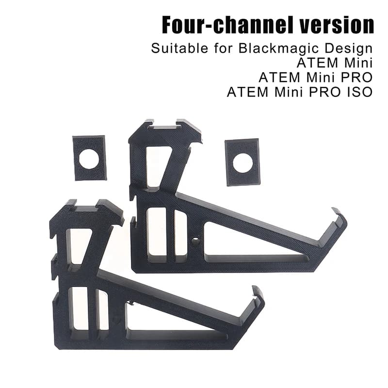 1 Paio Mini Professional Cooling Support with Cold Shoe for Portable Monitor, Heat Extreme Dissipation Bracket