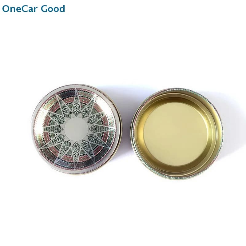 New Saffron tin box for 1 g saffron packing box tin box with pvc window