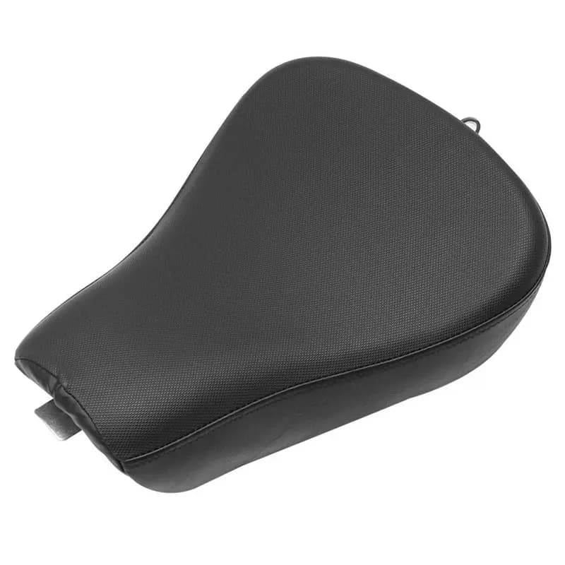 A99F - Cuscino Sella Singola Anteriore in Pelle Nera per Moto Sportster Forty Eight XL1200 883 72 48