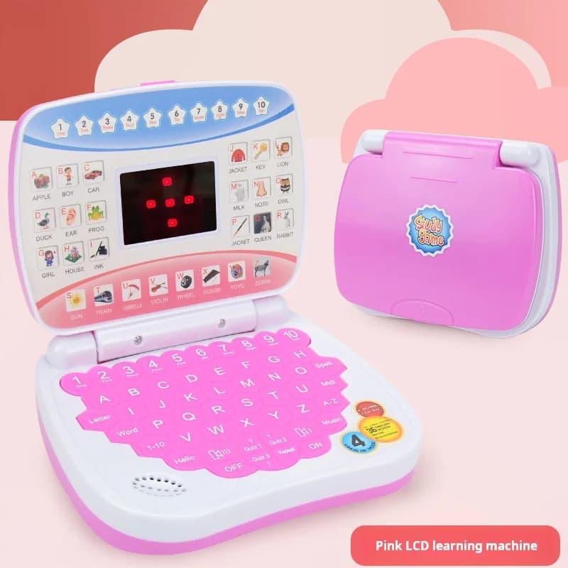 Macchina per l'apprendimento Computer portatile Bambino Elettronico Lingua prescolare Educazione Giocattoli Regalo Bambino Bambino Sviluppo di abilità cognitive