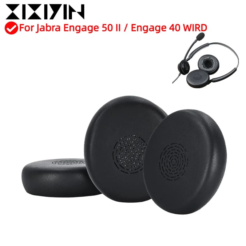 XIXIYIN Replacement Foam Earring Bearings Cushion Liner for Jabra Engage 50 II / Engage 40 WIRD Headphones Earphones