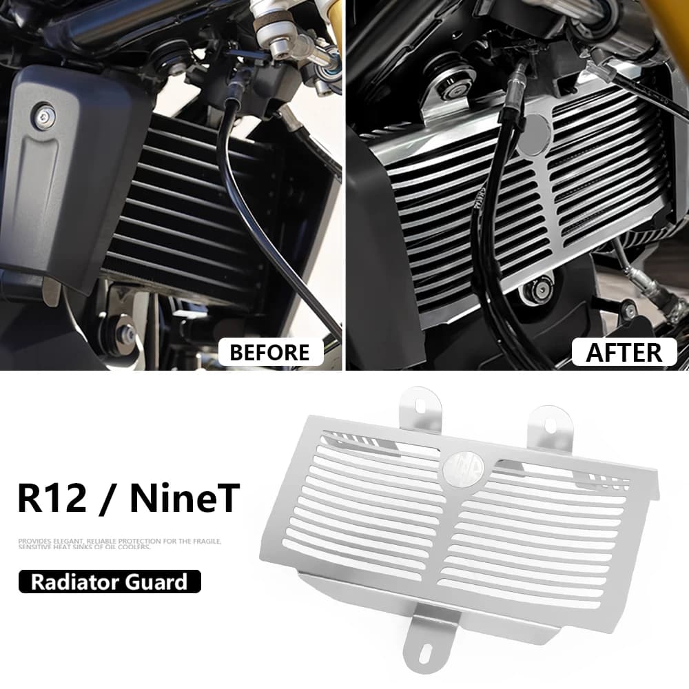 R12 2024 2025 Accessori Moto Griglia di Protezione Del Radiatore Copertura di Protezione Per BMW R 12 NineT NINET Radiatore Guardie Parti