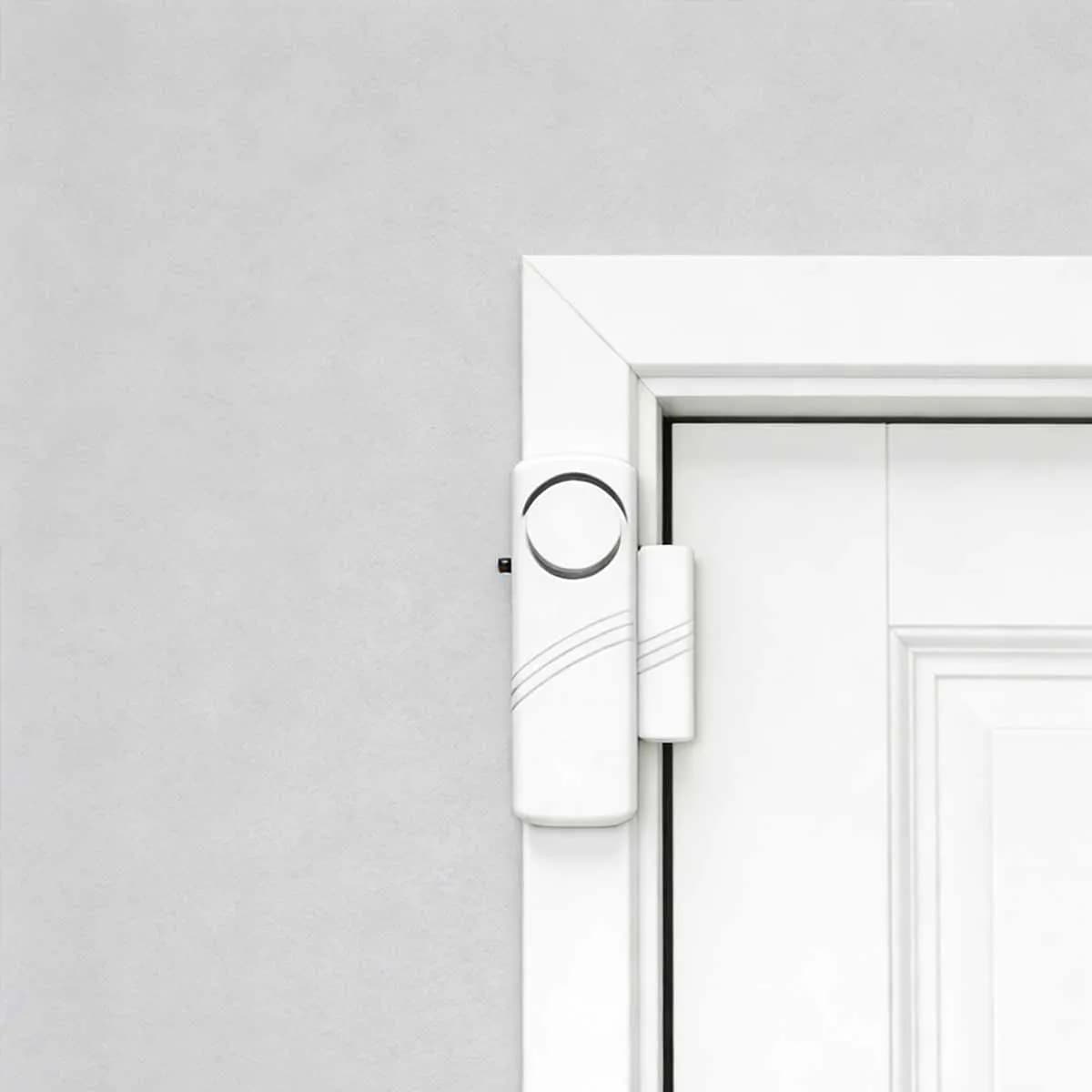 Set di 1 Allarme Magnetico per Porte e Finestre, Semplice Allarme Antifurto Magnetico per Porte e Finestre